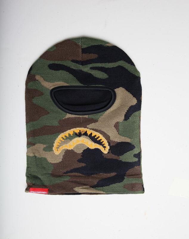 Ski Mask Sprayground Gold Knit Shark Mouth Ski Mask | 426807-WYP