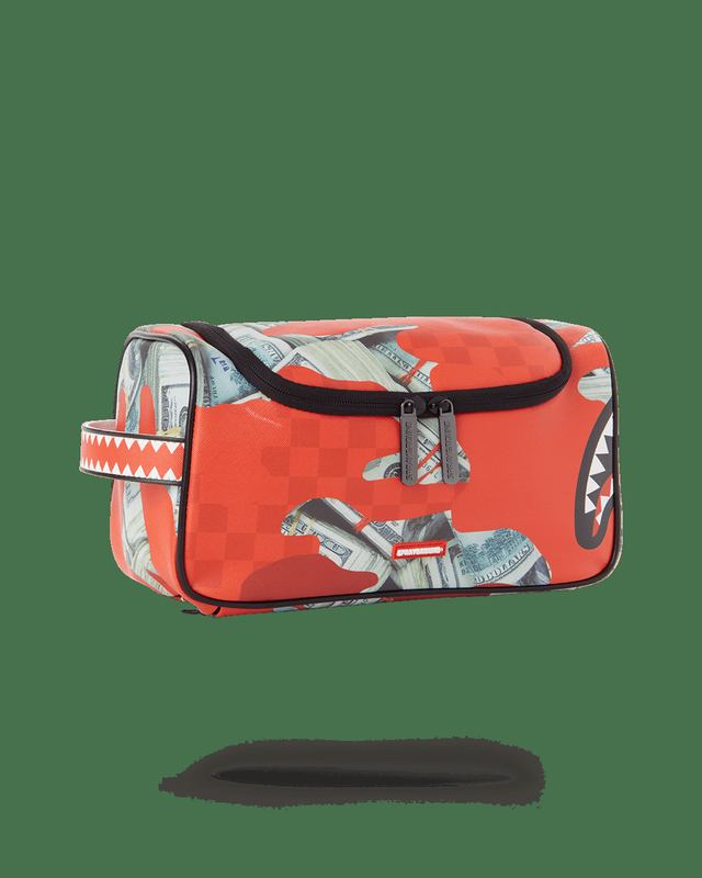 Toiletry Sprayground Money Camo (Red) Toiletry Bag | 580926-MJP