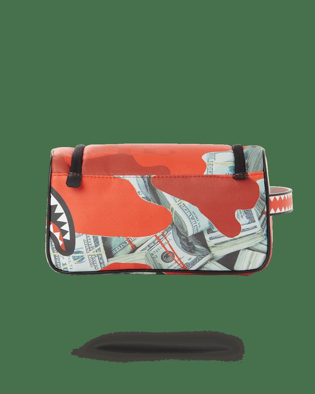 Toiletry Sprayground Money Camo (Red) Toiletry Bag | 580926-MJP