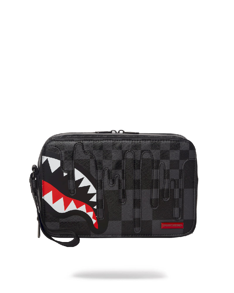 Toiletry Sprayground Xtc Grey Sharks In Paris Toiletry Bag | 972140-PYV