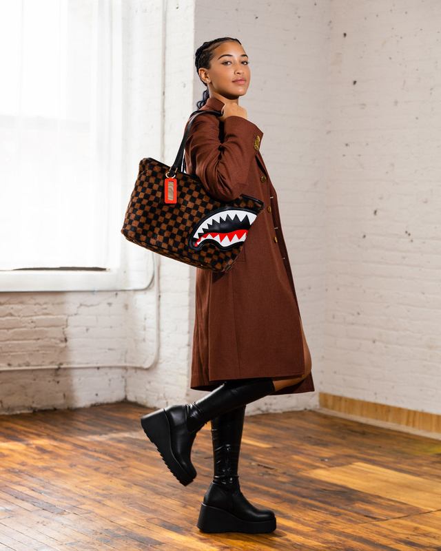 Tote Sprayground Furrr Sharks In Paris Tote | 460957-HXV