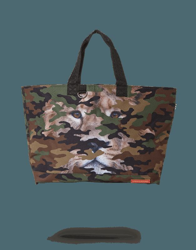 Tote Sprayground Lion Camo Tote Bag | 897136-DKS