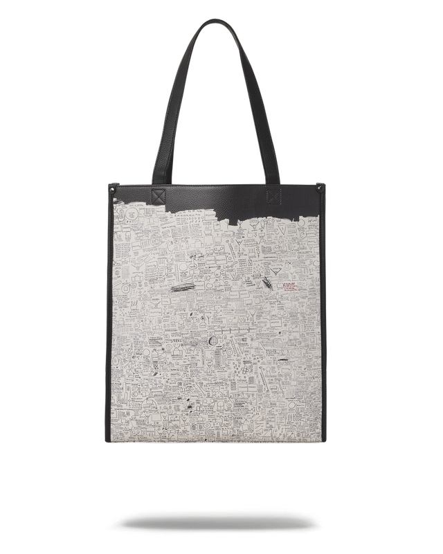 Tote Sprayground Official Basquiat Pegasus 1987 Loft Tote | 508317-PTB