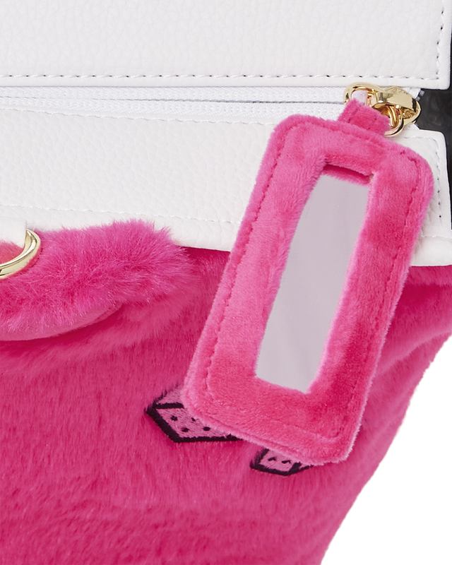 Tote Sprayground Plush Moneybear Tote (Pink) | 810275-NYK