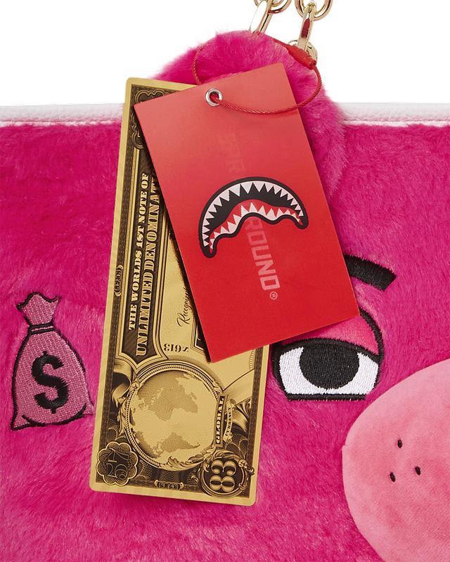 Tote Sprayground Plush Moneybear Tote (Pink) | 810275-NYK