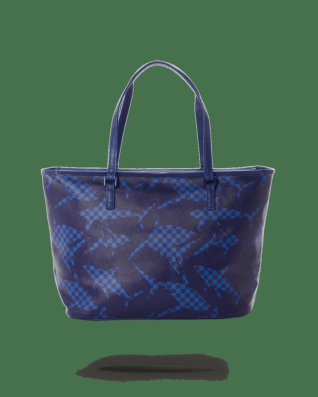 Tote Sprayground Shark Check (Blue) Tote | 758109-PMG