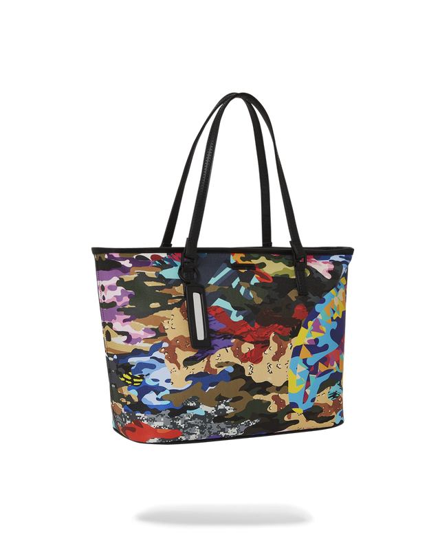 Tote Sprayground Sliced And Diced Camo Tote | 259018-UFO