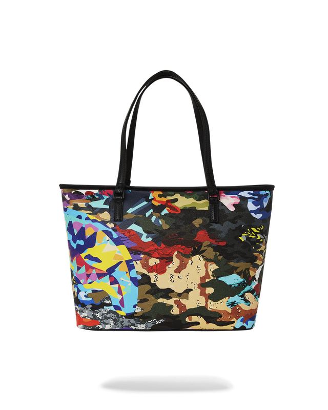 Tote Sprayground Sliced And Diced Camo Tote | 259018-UFO