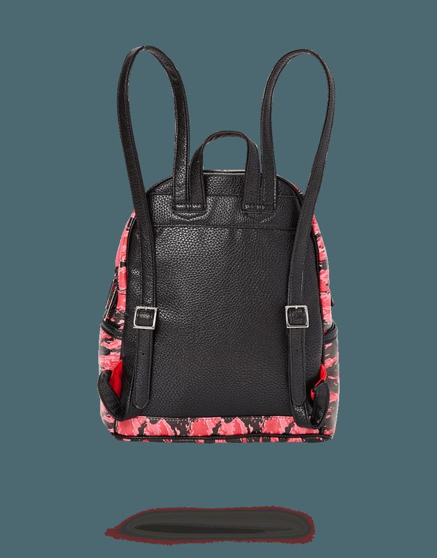 Womens Backpack Sprayground Pink Tiger Camo Sharkmouth Savage Backpack | 284530-CYT