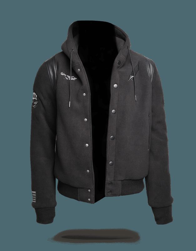 Îmbrăcăminte Exterioară Sprayground Varsity Army Patches Jacket | 476213-BRD