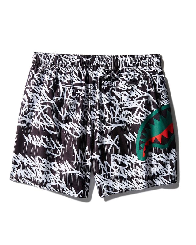 Înot Sprayground Scribble Shark Shoto Swim Trunks | 320874-IGE