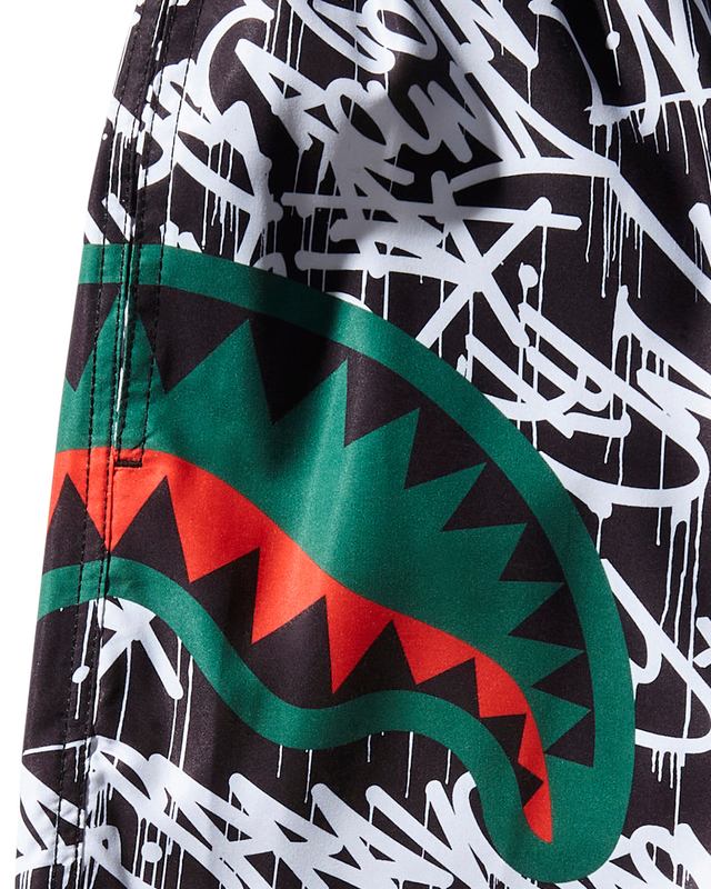 Înot Sprayground Scribble Shark Shoto Swim Trunks | 320874-IGE