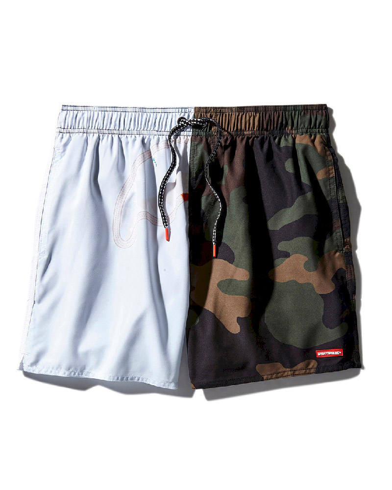 Înot Sprayground Split Bite Camo Shoto Swim Trunks | 246350-EGC